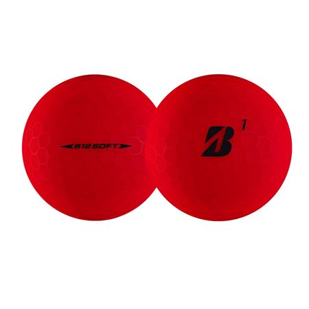 BRIDGESTONE e12 Contact Red Golf Ball - Dozen 1CRX6D
